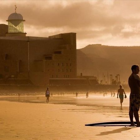 شقة Sunrise-Sunset Amazing Seaviews Las Canteras Beach لاس بالماس دي غران كاناريا المظهر الخارجي الصورة